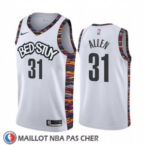 Maillot Brooklyn Nets Jarrett Allen Ville Blanc