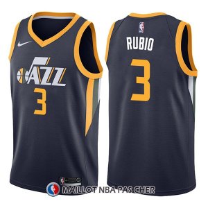 Maillot Utah Jazz Ricky Rubio Icon 3 2017-18 Bleu