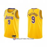 Maillot Los Angeles Lakers Kent Bazemore NO 9 75th Anniversary 2021-22 Jaune