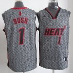 Maillot Bosh Miami Heat #1 Static Fashion