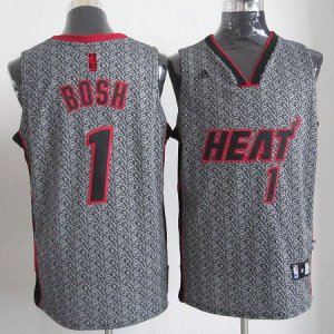 Maillot Bosh Miami Heat #1 Static Fashion