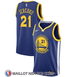 Maillot Golden State Warriors Jonas Jerebko 21 Icon 2017-18 Bleu