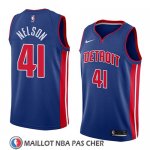 Maillot Detroit Pistons Jameer Nelson No 41 Icon 2018 Bleu