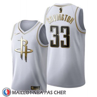 Maillot Golden Edition Houston Rockets Robert Covington 2019-20 Blanc
