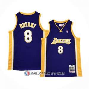 Maillot Enfant Los Angeles Lakers Kobe Bryant NO 8 Mitchell & Ness 1999-00 Volet