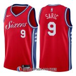 Maillot Philadelphia 76ers Dario Saric Statement 9 2017-18 Rouge