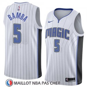 Maillot Orlando Magic Mohamed Bamba No 5 Association 2018 Blanc