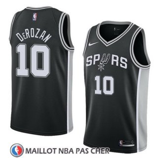 Maillot Spurs Demar Derozan 10 Icon 2017-18 Noir