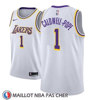 Maillot Los Angeles Lakers Kentavious Caldwell-pope No 1 Association 2018-19 Blanc