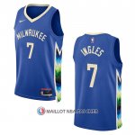 Maillot Milwaukee Bucks Joe Ingles NO 7 Ville 2022-23 Bleu