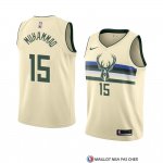 Maillot Milwaukee Bucks Shabazz Muhammad Ville 2018 Crema