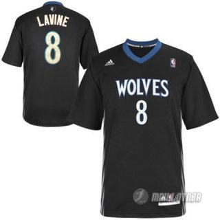 Maillot Lavine Manche courte Minnesota Timberwolves Noir