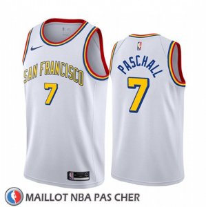 Maillot Golden State Warriors Eric Paschall Hardwood Classics Blanc