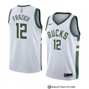 Maillot Milwaukee Bucks Tim Frazier Association 2018 Blanc