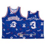 Maillot Philadelphia 76ers Allen Iverson Hardwood Classics Tear Up Pack Bleu