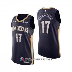 Maillot New Orleans Pelicans Jonas Valanciunas NO 17 Icon Authentique Bleu
