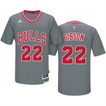 Maillot Manga Cort Taj Gibson Bulls 22 Gris