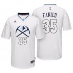Maillot Manga Cort Nuggets Faried 35 Blanc