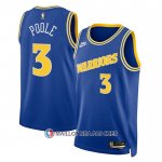 Maillot Golden State Warriors Jordan Poole NO 3 Classic 2022-23 Bleu