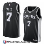 Maillot San Antonio Spurs Chimezie Metu No 7 Icon 2018 Noir