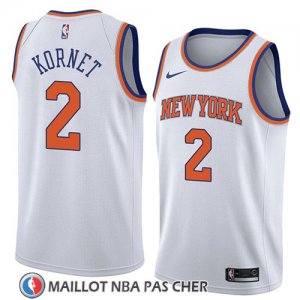 Maillot New York Knicks Luke Kornet No 2 Association 2018 Blanc