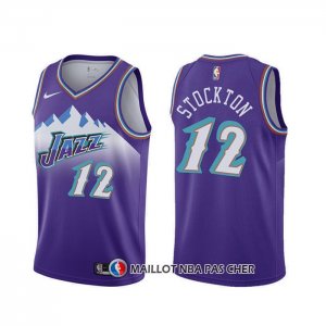 Maillot Utah Jazz John Stockton Classic Edition 2019-20 Volet