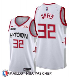 Maillot Houston Rockets Jeff Green Ville 2019-20 Blanc