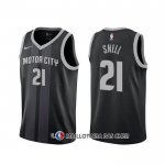 Maillot Detroit Pistons Tony Snell Ville 2019-20 Noir
