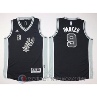Maillot Enfant de Noir Parker San Antonio Spurs Revolution 30
