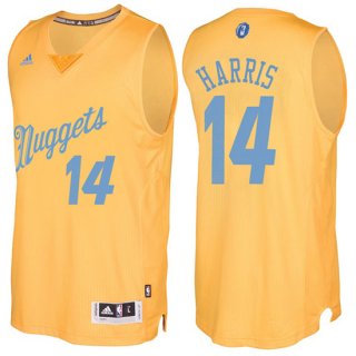 Maillot Navidad 2016 Nuggets Gary Harris 14 Blond