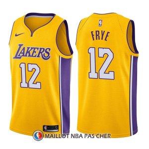Maillot Los Angeles Lakers Channing Frye Icon 12 2017-18 Or