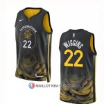Maillot Golden State Warriors Andrew Wiggins NO 22 Ville 2022-23 Noir