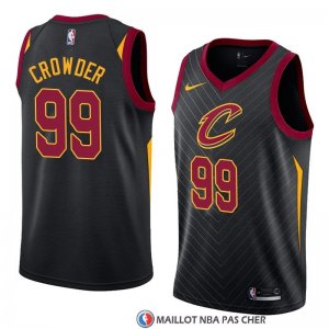 Maillot Cleveland Cavaliers Jae Crowder Statement 2018 Noir