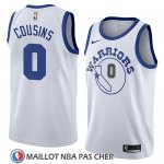 Maillot Golden State Warriors Demarcus Cousins No 0 Hardwood Classic 2018-19 Blanc