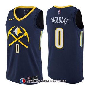 Maillot Denver Nuggets Emmanuel Mudiay Ciudad 0 2017-18 Bleu