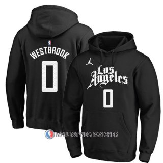 Veste a Capuche Los Angeles Clippers Russell Westbrook Ville 2019-20 Noir