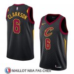 Maillot Cleveland Cavaliers Jordan Clarkson No 6 Statement 2018 Noir