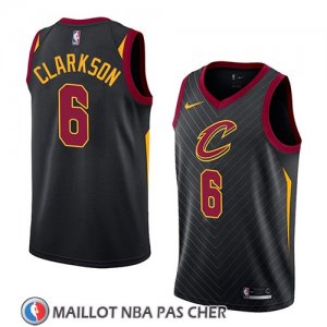 Maillot Cleveland Cavaliers Jordan Clarkson No 6 Statement 2018 Noir