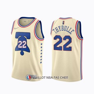 Maillot Philadelphia 76ers Matisse Thybulle Earned 2020-21 Crema