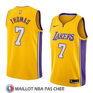 Maillot Los Angeles Lakers Isaiah Thomas No 7 Icon 2018 Jaune