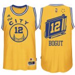 Maillot Retro City Bus Warriors Bogut 12 Jaune