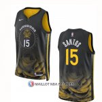 Maillot Golden State Warriors Gui Santos NO 15 Ville 2022-23 Noir
