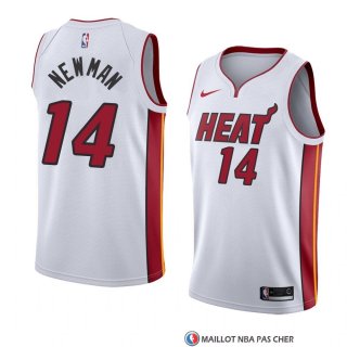 Maillot Miami Heat Malik Newman Association 2018 Blanc