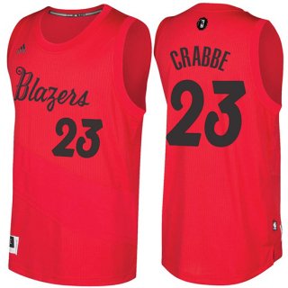 Maillot Navidad 2016 Allen Crabbe Blazers 23 Rouge