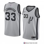 Maillot San Antonio Spurs Dante Cunningham Statement 2018 Gris