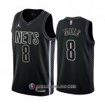 Maillot Brooklyn Nets Patty Mills NO 8 Statement 2022-23 Noir