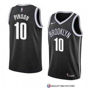 Maillot Brooklyn Nets Theo Pinson Icon 2018 Noir