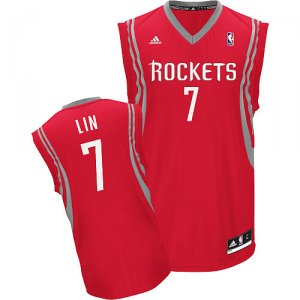 Maillot Rouge Lin Houston Rockets Revolution 30