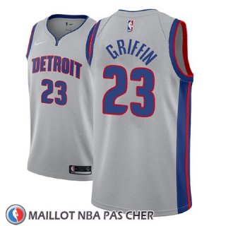 Maillot Detroit Pistons Blake Griffin No 23 Statement 2018-19 Gris