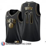 Maillot Golden Edition Brooklyn Nets Kyrie Irving Noir